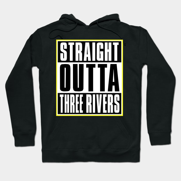 Straight Outta Three Rivers Stadium Hoodie by Retro Sports